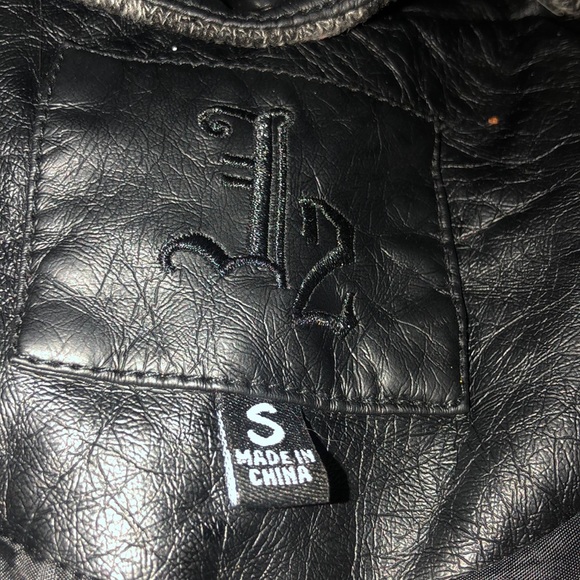 J2 JuJu faux leather Moto jacket - Picture 7 of 8